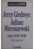 Listy 1949 1956  część druga Giedroyc Jerzy