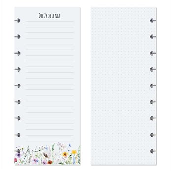 Listy „To Do” – 40 Kartek – Wkład Do Planerów I Notatników Zanotuj Mnie – Kwiaty - Zanotuj Mnie