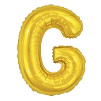 Litera Balon foliowy Złote Litery Alfabet 40cm - G