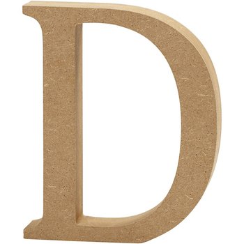 Litera D z MDF, 8 cm - Creativ Company