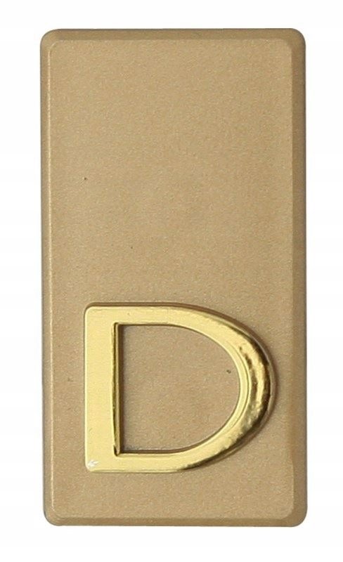 Inventor Złoty Litera Inv Złota D