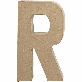 Litera "R", Papier Mache, 20,5 cm - Creativ