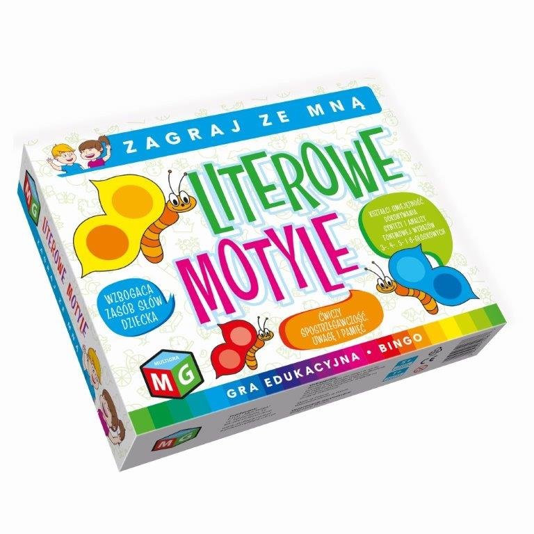 Literkowe motyle, gra planszowa, MULTIGRA