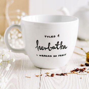 Litrowy kubek gigant na przerwę w pracy, 1000 ml - Faramuszka