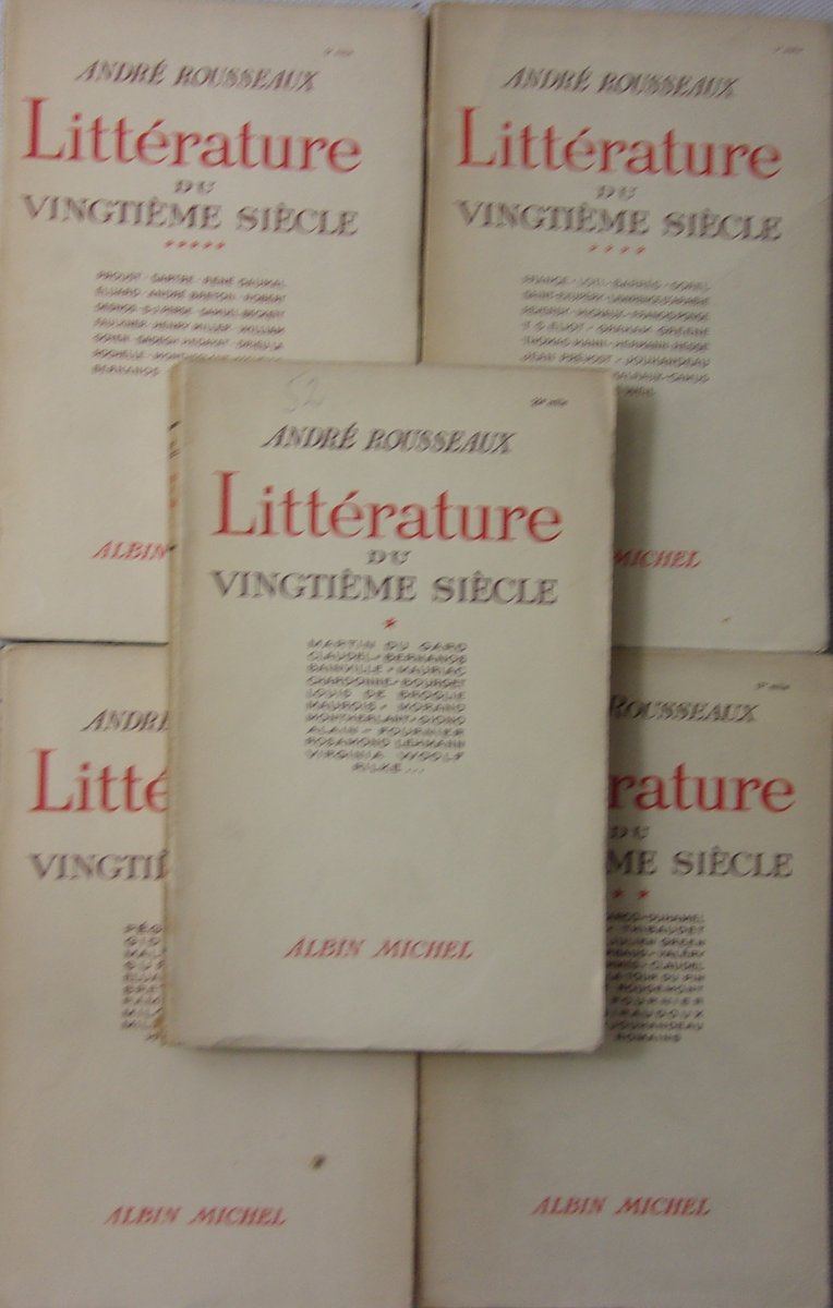 Litterature du Vingtieme Siecle, zestaw 5 książek - W opisie | Książka ...
