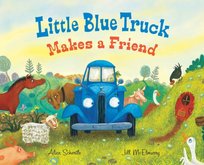 Little Blue Truck Makes a Friend: A Friendship Book for Kids Schertle Alice