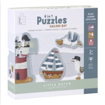 LITTLE DUTCH Puzzle SAILOR BAY, 30 el. - Little Dutch