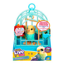 Little Live Pets /26683/ Mój Prawdziwy Ptaszek Z Klatką Niebieski Little Live Pets