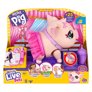 Little Live Pets, interaktywna świnka Baletnica, MO-26384 - Little Live Pets