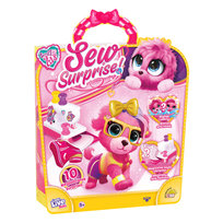 Little Live Pets, Pluszak niespodzianka z magiczną maszyną do szycia, różowy