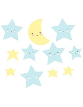 Little Lovely Company - Girlanda Moon &Star - A Little Lovely Company