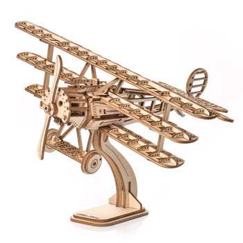 Little Story Drewniane Puzzle Model 3D - Samolot Trójpłat - Little Story