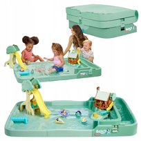 Little tikes bluey składany plac wodny dla dzieci zjeżdżalnia wodna basenik