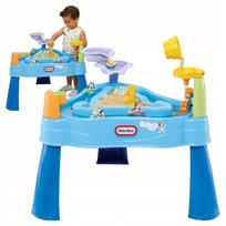 LITTLE TIKES BLUEY STOLIK WODNY OGRODOWY DO ZABAWY Z POKRYWĄ I AKCESORIAMI