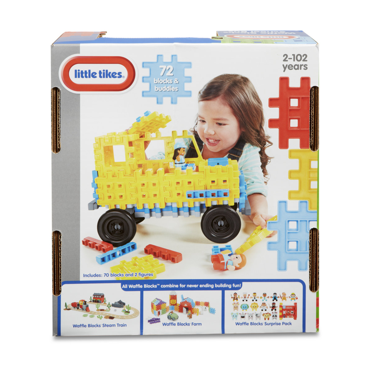 Little Tikes, klocki Waffle Blocks Vehicle- School Bus