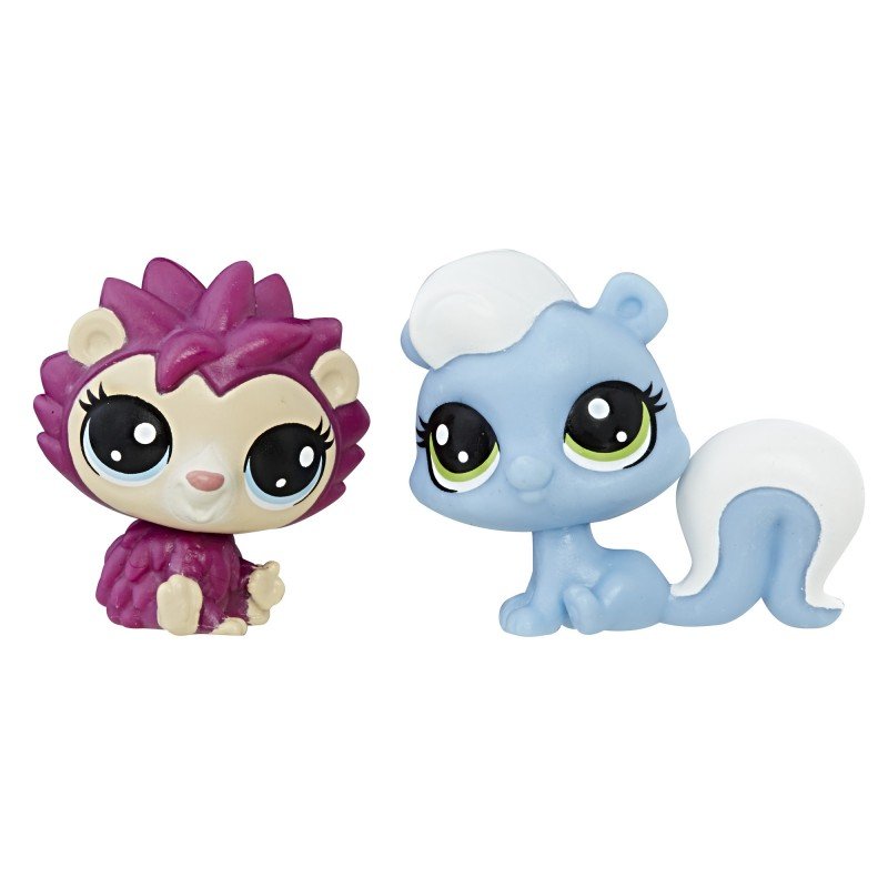 Littlest Pet Shop, figurka Hildy Hedgehog i Alina Skunkerby, C1676
