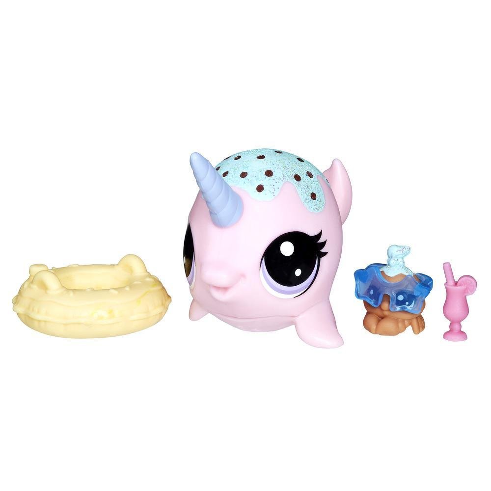 Littlest Pet Shop, Pet Pairs, figurki Narwhal Rare, B9358/E0465
