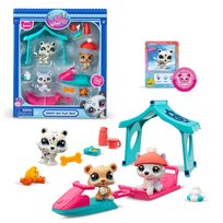Littlest Pet Shop, S2, zestaw z 3 figurkami, śnieżny dzień, LPS00534 Littlest Pet Shop
