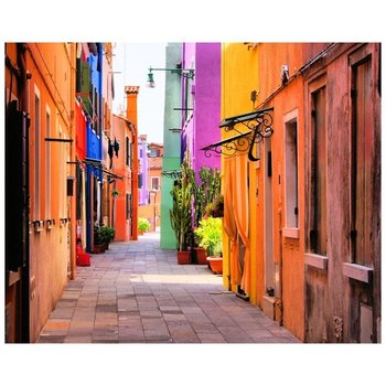 Liveliness In Burano, The Colorful Island 80x100 - Legendarte