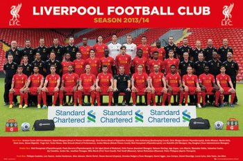 Liverpool F.C. (Zdjęcie drużynowe 13/14) - plakat 91,5x61 cm - GBeye