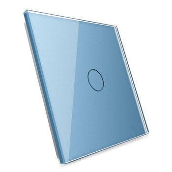 Livolo Pojedynczy niebieski panel szklany włącznika dotykowego 701-69 - Inna producent
