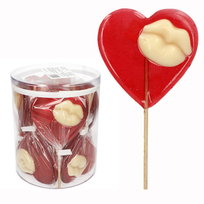 Lizaki Walentynkowe Lizaki Serce Usta Duo Na Walentynki 25Szt 55G