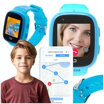 Locon Watch Video — Wielofunkcyjny Zegarek dla dzieci z funkcją wideorozmowy, GPS i nielimitowanymi minutami na połączenia Locon