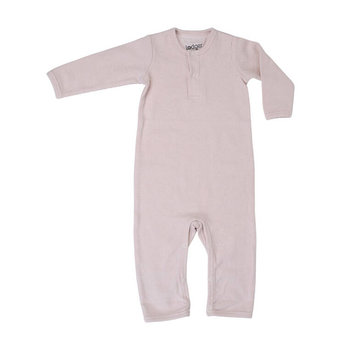 Lodger, Basic Rib Tan, Pajacyk piżamka niemowlęca, bawełniana, jasny róż, r. 62 - Lodger