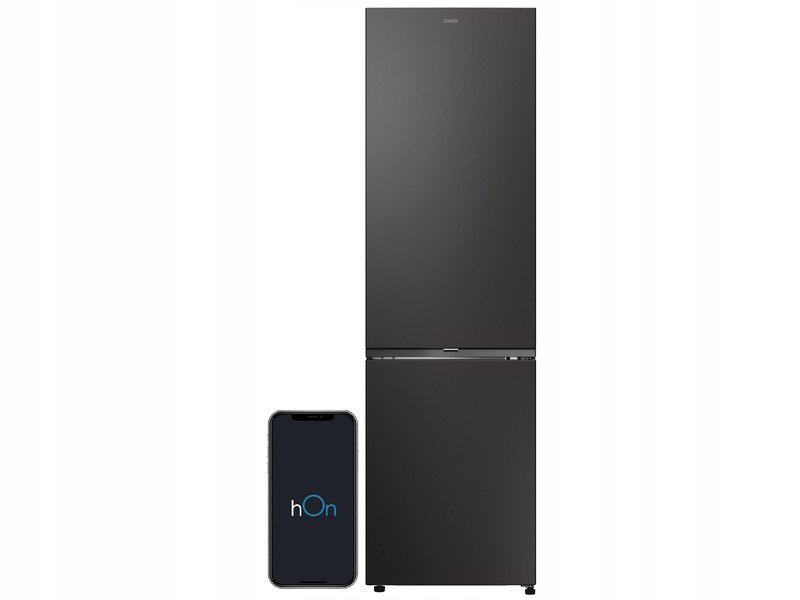 Lodówka CANDY CNCQ2T620EB No Frost 205cm Czarna