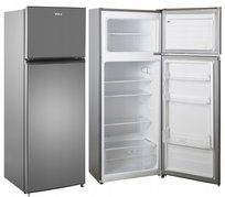 Lodówka dwudrzwiowa Vivax DD-207S wysokość 143cm CHŁODZIARKO POJEMNA Vivax