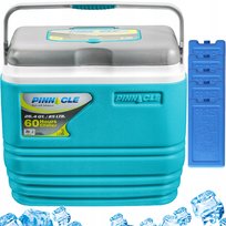 Lodówka kempingowa Pinnacle TPX7006 25L niebieska + 5 wkładów żelowych 0,5L