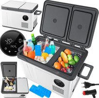 Lodówka kompresorowa KESSER dustrefowa led