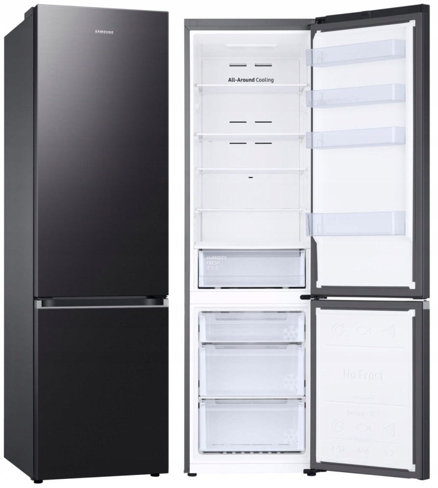 Samsung Lodówka Samsung RB38C600EB1 SpaceMax 390l WiFi NoFrost LED 60cm