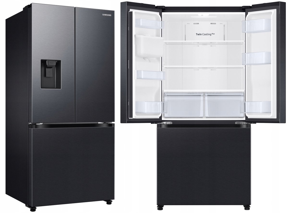 Samsung Kühlschrank Side By Side Verliert Wasser Lodówka side by side Samsung RF50C530EB1 NoFrost Twin Cooling Plus 495