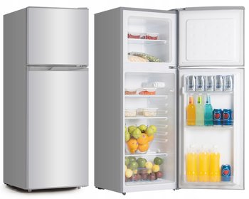 Lodówka SMITH&BROWN SFTF-111-SE3 125cm Srebrna - inna (Inny)