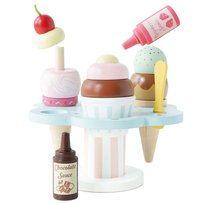 Lody drewniane zabawkowe na podstawce Carlo Le Toy Van