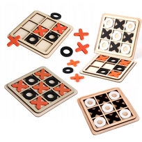 Logiczna Gra Układanka Montessori drewno Kółko i krzyżyk