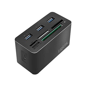 LogiLink CR0046 podstawa do przenośnego komputera i replika do Puerto Alámbrico USB 3.2 Gen 1 (3.1 Gen 1) Type-C Negro - LogiLink