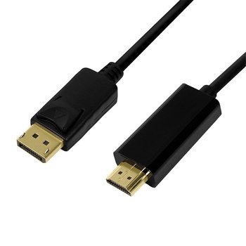 LogiLink, kabel DisplayPort 1.2 HDMI 1.4 1 m Czarny - LogiLink