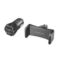 LogiLink PA0203 – samochodowy zasilacz USB z 2 portami USB 5 V/2 A – 10 W