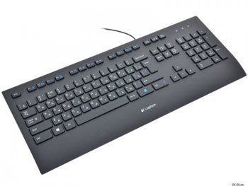 Logitech K280E Standard, Wired, RU, 1,6 m, USB, Black, Numeric keypad - Logitech