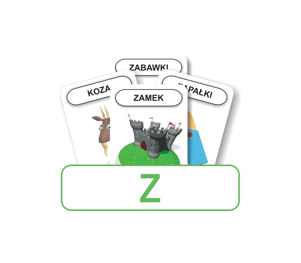 Logopoedyczny Piotruś Część X: głoska Ź/ZI, karty, Komlogo