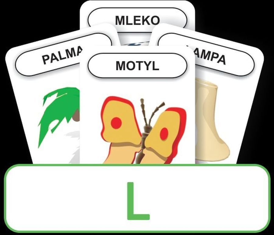 Logopoedyczny Piotruś Część XIII: głoska L, karty, Komlogo
