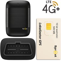 LOKALIZATOR GPS 4G DO AUTA SAMOCHODU GNIAZDO OBD + KARTA SIM NA 33 MIESIĘCY