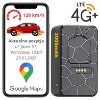 LOKALIZATOR GPS 4G MINI DO POJAZDÓW ROWERU AUTA MAGNES TRACKER G50S 3000mAh