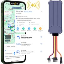 Lokalizator GPS 4G Mini Do Pojazdów Roweru Auta Mikrofon Bez Abonamentu Sos