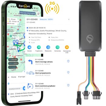 Lokalizator GPS Mini Do Pojazdów Samochodu Auta Mikrofon Bez Abonamentu Sos - Spreest
