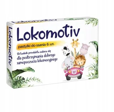 Aflofarm Lokomotiv 6 pastylek do ssania
