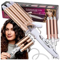 Lokówka Do Włosów Kemei Falownica Ceramiczna Karbownica 45W Tpc 170-220 °C