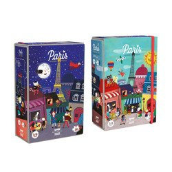 Londji, puzzle, Dla Dzieci, Paryż - Dzień I Noc, 36 el. - Londji